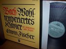 EDWIN FISCHER/Bach Well Temp Clavier COMPLETE/RARE Angel JAPAN 5LP BOX SET/NM