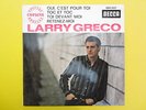 rare  EP Larry Greco Oui c'est pour toi  Decca 460.827