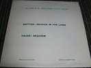 Marlow All Saints Church Boys Choir Britten / Faure Requiem  - Private Press LP