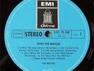 LP WITH THE BEATLES Odeon STO 73 568 blaues Label Germany Übergangspressung rar