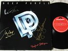 SIGNED Deep Purple Perfect Strangers LP Australia EX 