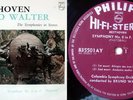 BRUNO WALTER / Beethoven Symphony No.6 / UK Philips Hi-Fi Stereo SABL 133