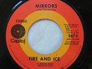 Fire and Ice Mirrors Garage Psych Beat Bespoke 45 Capitol
