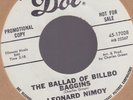 Orig WL promo LEONARD NIMOY The Ballad Of Bilbo Baggins/Cotton Candy 45 EX psych
