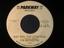 THE BRONZETTES northern 45 RUN, RUN, YOU LITTLE FOOL / HOT SPOT  PARKWAY VG