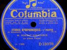 ROBERT CASADESUS     Schumann Variations symphoniques op. 13     4 Columbia 10