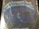 METALLICA - Ride the lightning, Blue picture disc rare vinyl thrash metal record