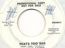 listen*SOUP GREENS*that's too bad*MOD GARAGE RnB DANCER*us orig