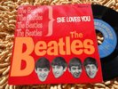 BEATLES She Loves You EP 45 PORTUGAL PS Rare SLEEVE UNIQUE Portuguese LMEP 1162
