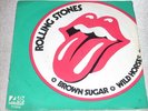 ROLLING STONES - Brown Sugar - TURKISH prs. very rare unique PS 45