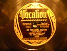 78 RPM-HENRY ALLEN-VOCALION 3098-ON TREASURE ISLAND-TAKE ME BACK TO MY BOOTS AND