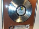 Gary Moore Run For Cover platin Schallplatte goldene
