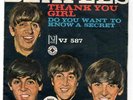 Beatles Italy Vee Jay VJ587 Thank You Girl Picture Sleeve RARE Italian