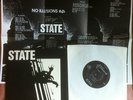 State NO ILLUSIONS with POSTER kbd hc punk Negative Approach Necros Ron Asheton