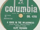 CLIFF RICHARD VOICE IN THE WILDERNESS UK 78 RPM RECORD ROCK 'N' ROLL ROCKABILLY
