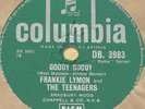 FRANKIE LYMON & TEENAGERS   GOODY   UK 78 RPM RECORD   ROCK 'N' ROLL ROCKABILLY