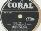 JACKIE WILSON   REET PETITE   RARE UK 78 RPM RECORD   ROCK 'N' ROLL ROCKABILLY
