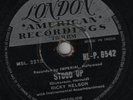 Ricky Nelson - Stood Up/Waitin' In School (Indian Pressing) Rare 78 Rpm Record