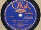 Okeh 41298  LOUIS ARMSTRONG ORCH Some Of These Days BLUE DJ issue RARE 1929