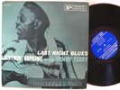 LIGHTNIN' HOPKINS & SONNY TERRY Last Night Blues LP on Bluesville VG++/NM