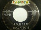 BEACH BOYS Surfin ORIGINAL CANDIX RARE SURF 45