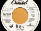 THE BEATLES Love Me Do CAPITOL / APPLE PROMO 45 & PROMO PS dj 7