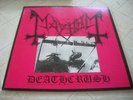 MAYHEM - Deathcrush - rare GOLDEN vinyl LP, satyricon, darkthrone
