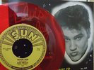 elvis 5 mint sun record and covers, red vinyl unplayed.
