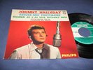 JOHNNY HALLYDAY FRENCH EP 14 SERIE PHILIPS ECRIT EN GROS  magnifique 