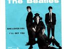 45 giri the beatles she loves you qmsp 16347 ex/vg italy