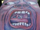 KING CRIMSON IN THE COURT OF THE CRIMSON KING - A2/B2 UK PRESS - TEXTURED LABELS