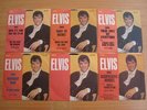 ELVIS PRESLEY   6 x ORANGE RCA PICTURE SLEEVE 45 ISSUES - 1969/72 - All Ex/Mint