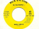 KILLER LATE 60s FUZZ GARAGE 45 WE THE PEOPLE WHEN I ARRIVE NM LISTEN