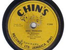 CHIN'S CALYPSO SEXTET - Red Tomato / Big Boy And The Teacher 78 rpm disc (RARE)