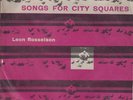 LEON ROSSELSON(THREE CITY FOUR) *SONGS FOR CITY SQUARES* RARE TOPIC FOLK EP