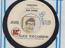 45-TeXas RocKaBilly DON LANIER GEE 1060 Sweetness Buddy Knox-Jimmy Bowen M-
