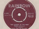PAULA & THE JETLINERS 1966 DANDY PROD. MAN FROM UNCLE UK RAINBOW 106 EX