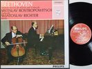 ROSTROPOVICH Cello Sonatas BEETHOVEN Dutch PHILIPS 835 182/83 2LP STEREO Box