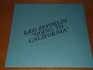 LED ZEPPELIN: GOING TO CALIFORNIA.1LP.SUPER RARE VINYL COLOUR. FANTASTIC.MINT.