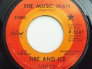 Rare Mod Psych Freakbeat 45 FIRE AND ICE The Music Man on Capitol