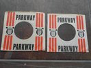 (2) SOUL 45 R.P.M. RECORD COMPANY SLEEVES   PARKWAY