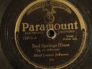 BLIND LEMON JEFFERSON PARAMOUNT 12872 78 RPM BLUES V-/V+