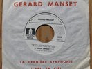 gerard manset - la derniere symphonie - 45T promo - 1968 odeon FOS 123