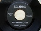 LENNY HOWARD - KEEP THE FAITH BABY. RARE USA REAL GEORGE 45. JIMI HENDRIX