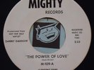 Danny Darrow 45 The Power Of Love - Mighty 109 - Teener Mint-