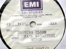 PAUL McCARTNEY - GETTTING CLOSE - ACETATE 7