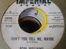 Rare Rockabilly Bopper 45 RON WILLIAMS 