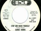 GARNET MIMMS Check Yourself FUNK BREAKS PROMO 45 on GSF M-