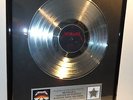 Metallica Master of Puppets platin Schallplatte goldene