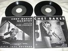2 Jazz 45 EPs Chet Baker Quartet PACIFIC JAZZ With Russ Freeman EP4-4 & EP4-9